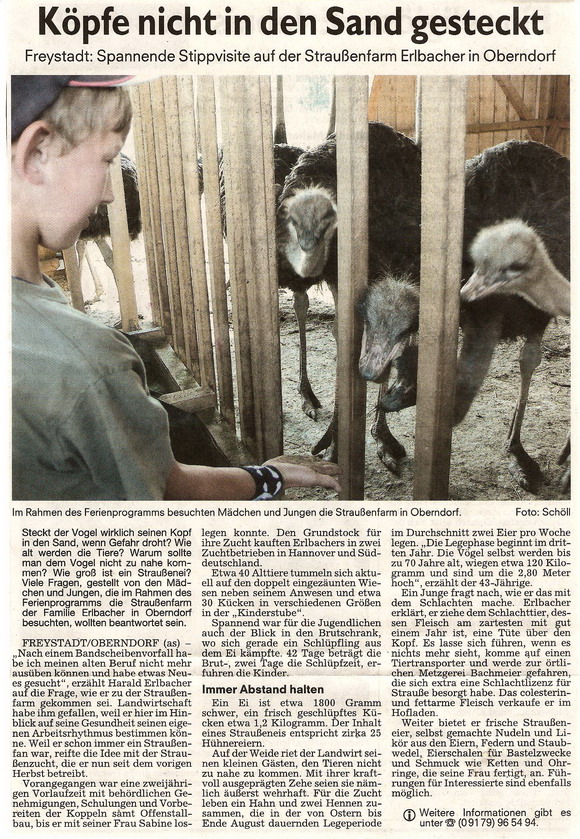 Nürnberger Nachrichten 19.8.2009